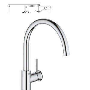 GROHE Start Keukenkraan - hoog - chroom 31553001