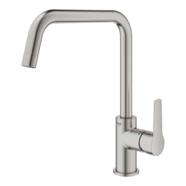 grohe start keukenkraan hoog draaibare uitloop supersteel sw705168