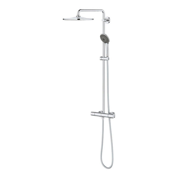 grohe vitalio regendoucheset hoofddouche 31cm handdouche rond thermostatisch chroom sw710608