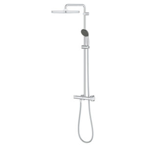 GROHE Vitalio Start doucheysteem met hoofddouche 25cm thermostatisch chroom 26696000