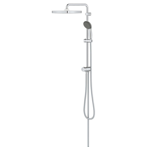 grohe vitalio start regendoucheset opbouw hoofddouche vierkant 25cm handdouche rond chroom sw568374