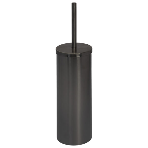 haceka kosmos toiletborstelset wandmodel grafiet gunmetal sw654107