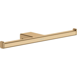 Hansgrohe Addstoris closetrolhouder dubbel brushed bronze 41748140