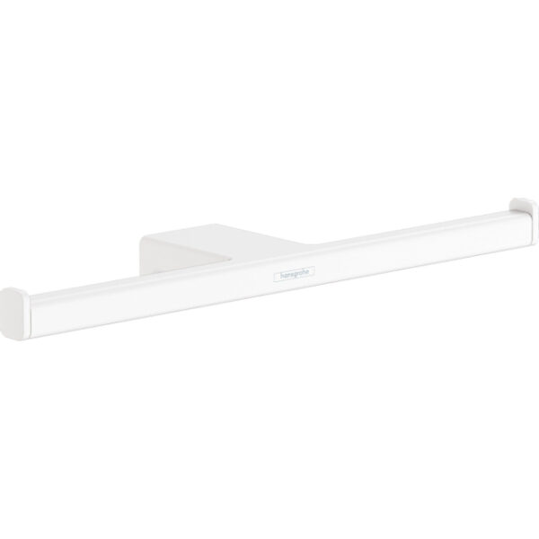 Hansgrohe Addstoris closetrolhouder dubbel mat wit 41748700