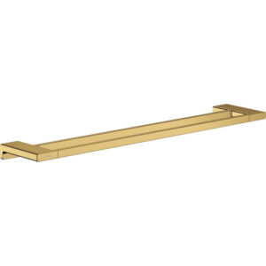 Hansgrohe AddStoris handdoekhouder wand dubbel 65 polished gold optic 41743990