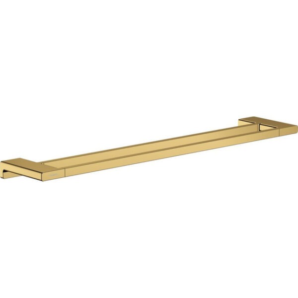 Hansgrohe AddStoris handdoekhouder wand dubbel 65 polished gold optic 41743990