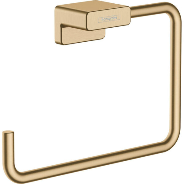 hansgrohe addstoris handdoekring brushed bronze sw651379