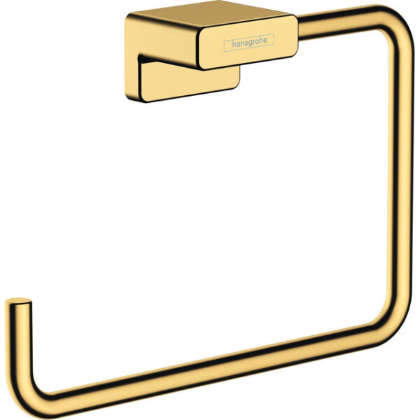 Hansgrohe Addstoris handdoekring polished gold optic 41754990