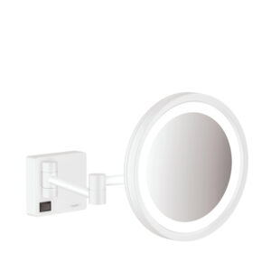 hansgrohe addstoris make up spiegel led 3x vergroting mat wit sw651159