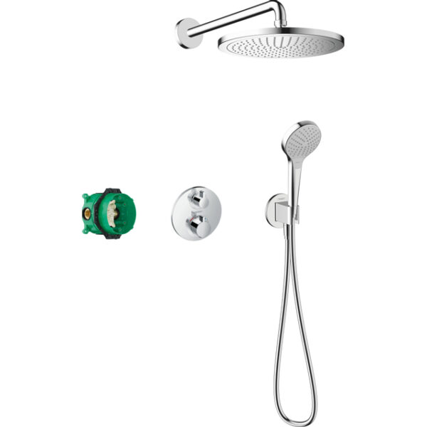 hansgrohe croma inbouw doucheset chroom sw651633