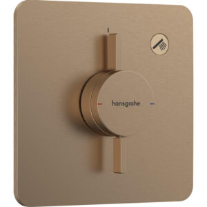 Hansgrohe Duoturn Q inbouwkraan voor 1 functie brushed bronze 75614140