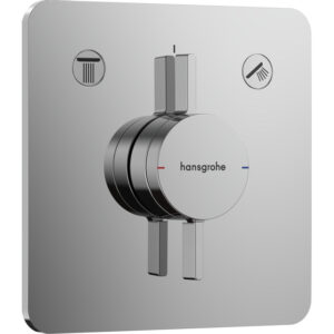 Hansgrohe Duoturn Q inbouwkraan voor 2 functies chroom 75414000