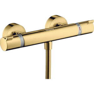 Hansgrohe Ecostat Comfort douchekraan thermostatisch met koppelingen polished gold 13116990