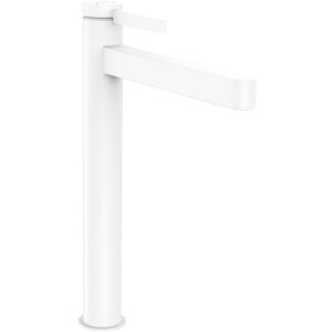 Hansgrohe Finoris wastafelkraan highriser 260 pop-up plug mat wit 76070700