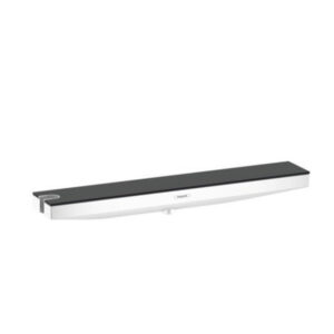 Hansgrohe Fixfit Porter 500 muuraansluiting m. planchet met douchehouder links 50.2x8.2cm mat wit 26843700