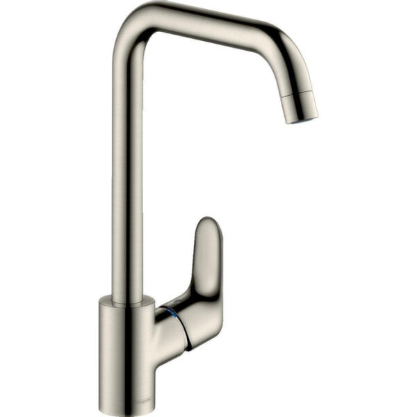 hansgrohe focus 1 gr keukenmengkraan 260 rvs look sw528951