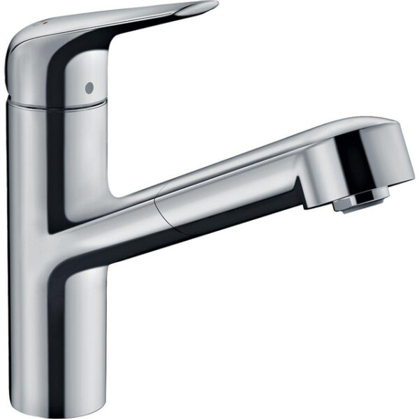 hansgrohe focus m42 1 gr keukenmkr 150 m uittrekb uitloop eco chroom sw529009