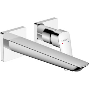 hansgrohe logis afbouwdeel wastafelkraan 195mm chroom sw651561