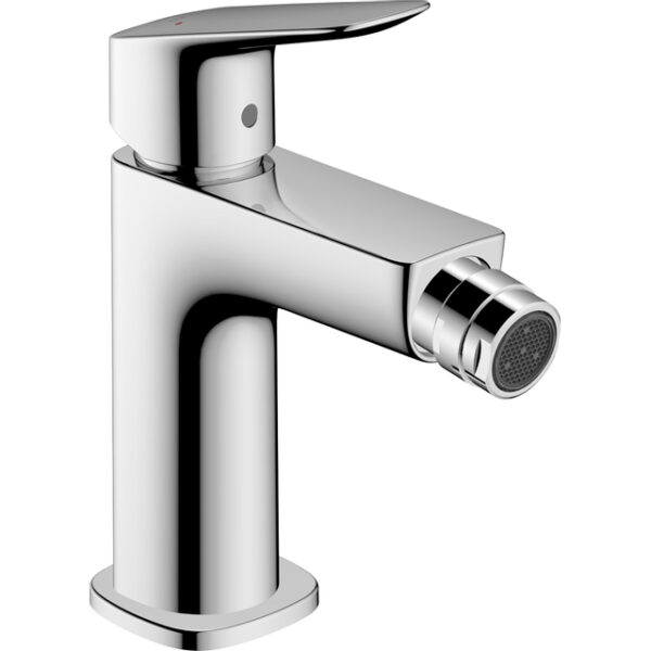 Hansgrohe Logis eengreeps bidetmengkraan met trekwaste chroom 71201000