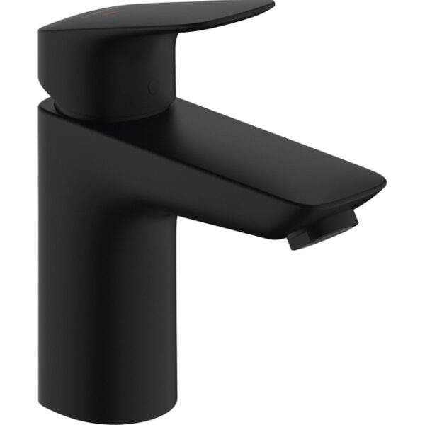 Hansgrohe Logis wastafelkraan 100 coolstart z/afvoer matzwart 71103670