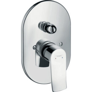 hansgrohe metris 1 gr afdekset badmengkraan chroom sw528972