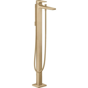 Hansgrohe Metropol afbouwdeel v. vrijstaande badkraan vloermontage met omstel met voorsprong vaste uitloop 23.5cm brushed bronze 32532140