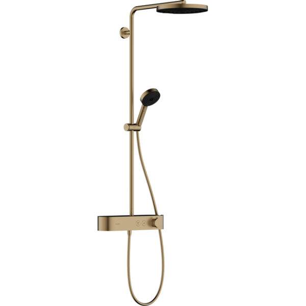 Hansgrohe Pulsify s showerpipe 260 1jet brushed bronze 24221140