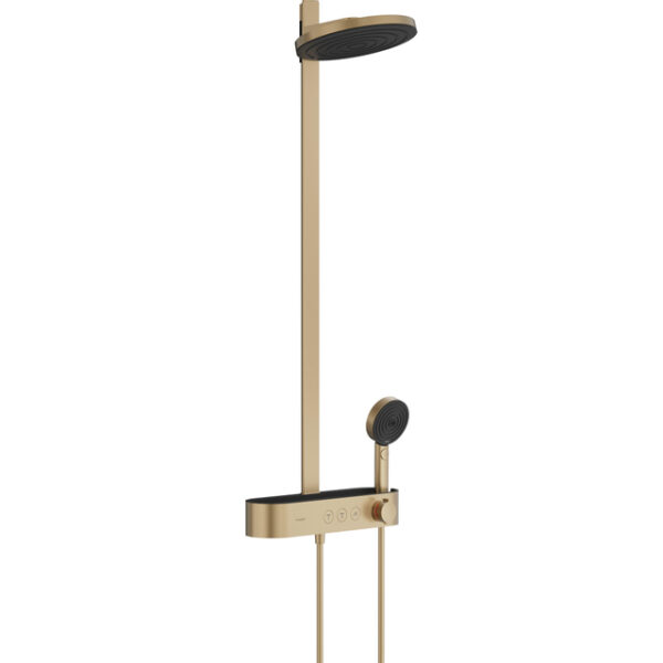 Hansgrohe Pulsify s showerpipe 260 2jet brushed bronze 24241140