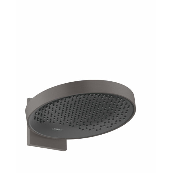 Hansgrohe Rainfinity hoofddouche wand rond 36cm brushed black chrome 26230340