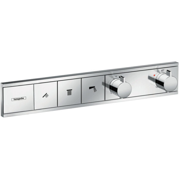 Hansgrohe RainSelect afbouwdeel voor inbouw douchekraan thermostatisch voor 3 functies 52.7x90cm chroom 15381000