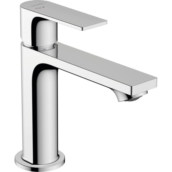 hansgrohe rebris e 1 gats wastafelkraan 110 coolstart m. waste ecosmart 4 l min chroom sw796431