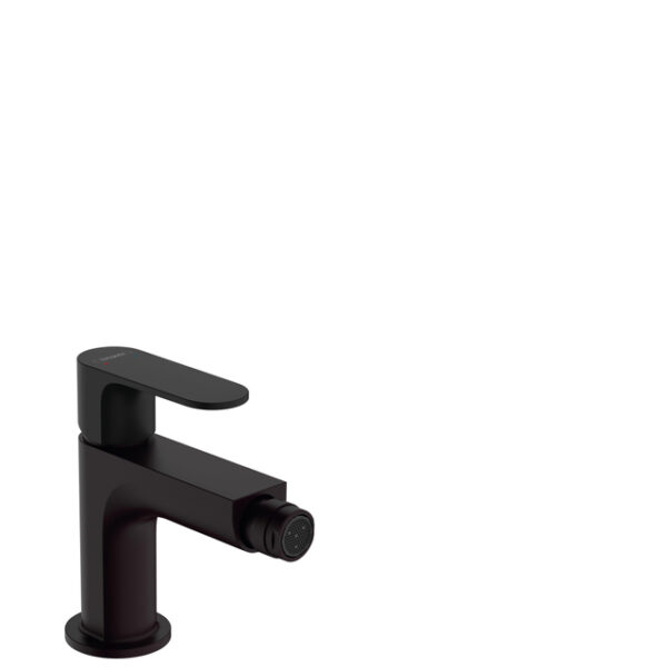 Hansgrohe Rebris s 1-gr bidetmengkraan met pop-up trekwaste matzwart 72210670