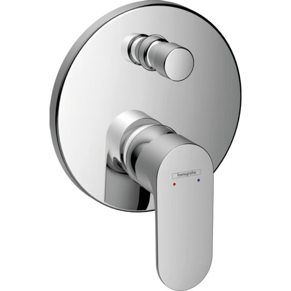 hansgrohe rebris s 1 gr inbouw badkraan met zekerheidscombinatie chr. sw803069