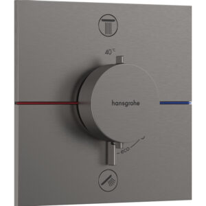 hansgrohe showerselect thermostaat inbouw voor 2 functies black chrome sw918108