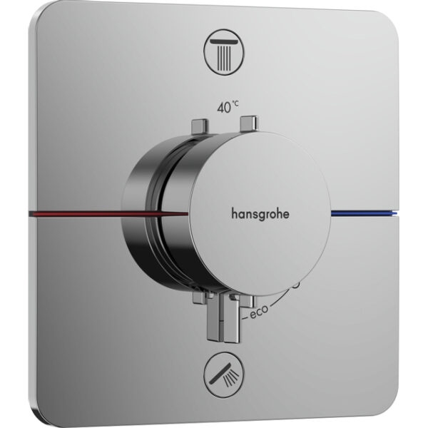 hansgrohe showerselect thermostaat inbouw voor 2 functies chroom sw918063