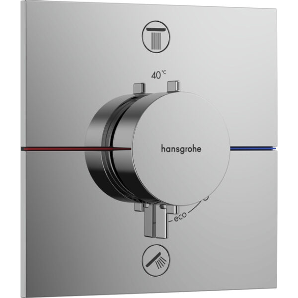 hansgrohe showerselect thermostaat inbouw voor 2 functies chroom sw918145