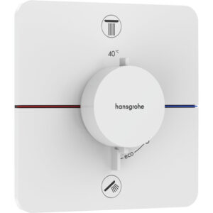 hansgrohe showerselect thermostaat inbouw voor 2 functies matwit sw918130