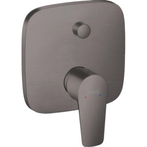 Hansgrohe Talis E afbouwdeel v. inbouw badkraan met omstel brushed black chroom 71745340