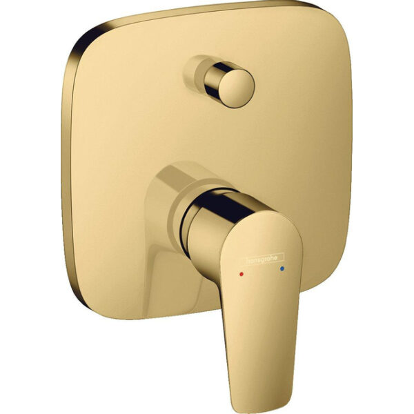 Hansgrohe Talis E afbouwdeel v. inbouw badkraan met omstel m. zekerheidscombinatie polished gold 71474990