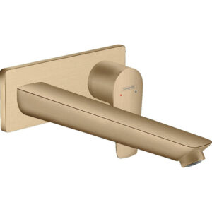 Hansgrohe Talis E afbouwdeel v. inbouw wastafelkraan met uitloop 22.5cm brushed bronze 71734140