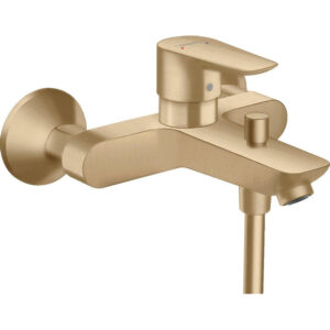 Hansgrohe Talis E badkraan met omstel met koppelingen brushed bronze 71740140