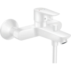 Hansgrohe Talis E badkraan met omstel met koppelingen mat wit 71740700