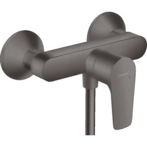 hansgrohe talis e douchekraan met koppelingen brushed black chroom sw490363