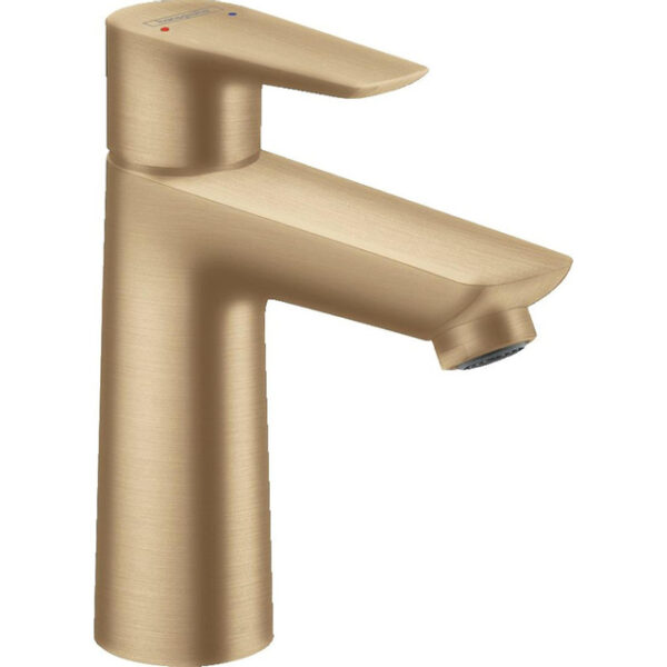 hansgrohe talis e wastafelkraan 110 brushed bronze sw451601