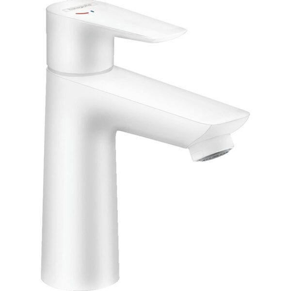 Hansgrohe Talis E wastafelkraan 110 CoolStart met waste mat wit 71713700