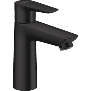 Hansgrohe Talis E wastafelkraan 110 met waste mat zwart 71710670