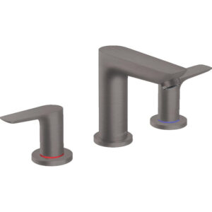 Hansgrohe Talis E wastafelkraan met waste brushed black chroom 71733340