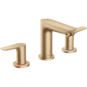 Hansgrohe Talis E wastafelkraan met waste brushed bronze 71733140