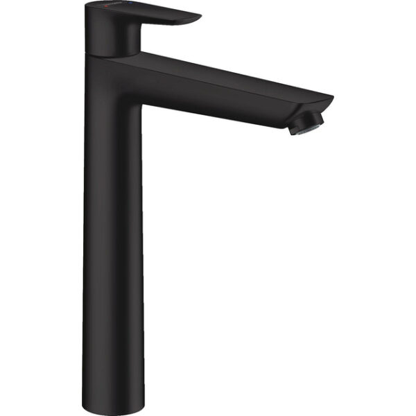 Hansgrohe Talis E wastafelkraan verhoogd 240 met waste mat zwart 71716670