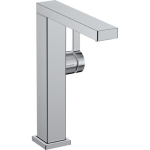 hansgrohe tecturis e wastafelmengkraan klikwaste 15.7cm draaibare uitloop chroom sw918707